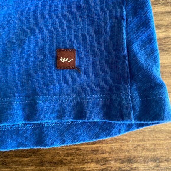 Tea Collection Blue Ruffle Dress Girls' 2 - Picture 7 of 7